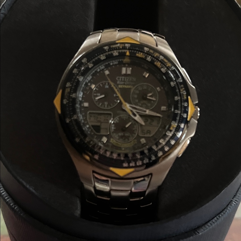 Citizen Eco-Drive Skyhawk Blue Angels Edition Titanium Watch - Picture 4 of 11